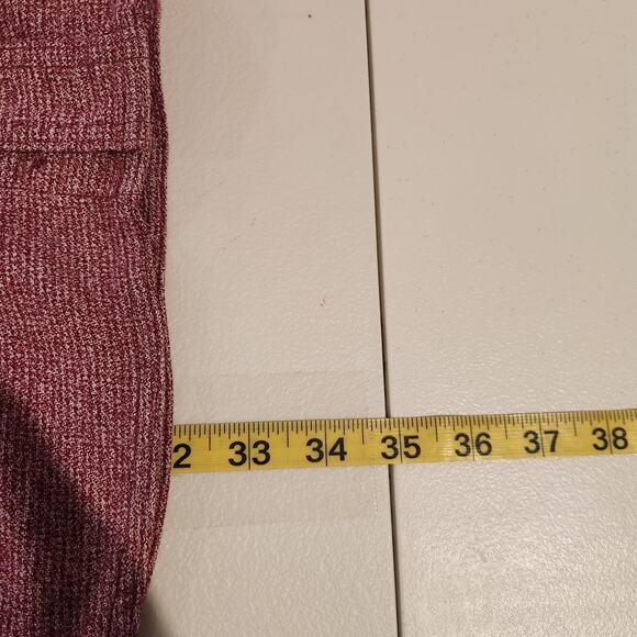 Duluth Trading Company Red White Relaxed Fit Button Up Shirt Size 2XL Casual - Picture 7 of 9